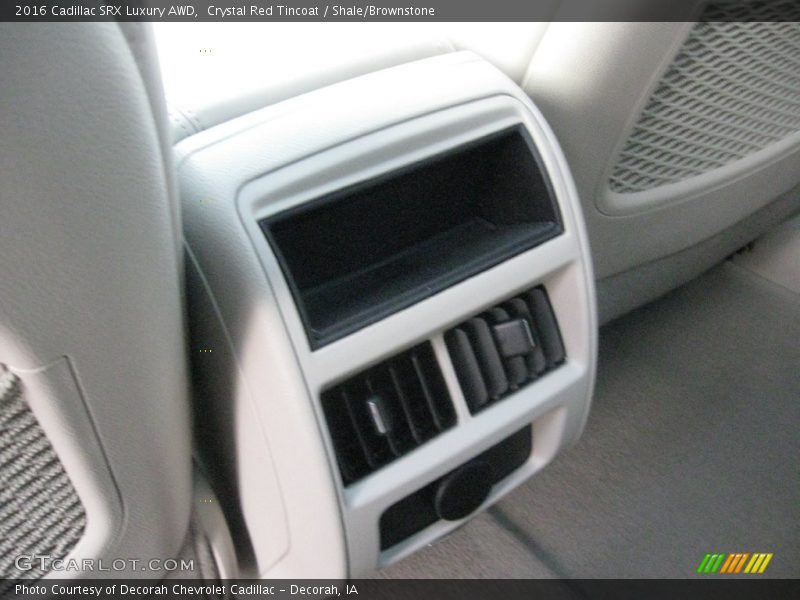Crystal Red Tincoat / Shale/Brownstone 2016 Cadillac SRX Luxury AWD