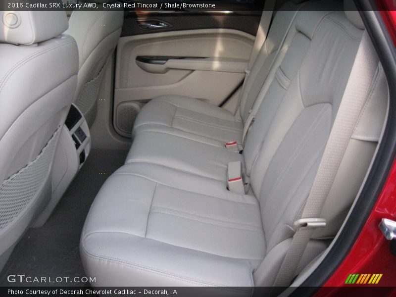 Crystal Red Tincoat / Shale/Brownstone 2016 Cadillac SRX Luxury AWD