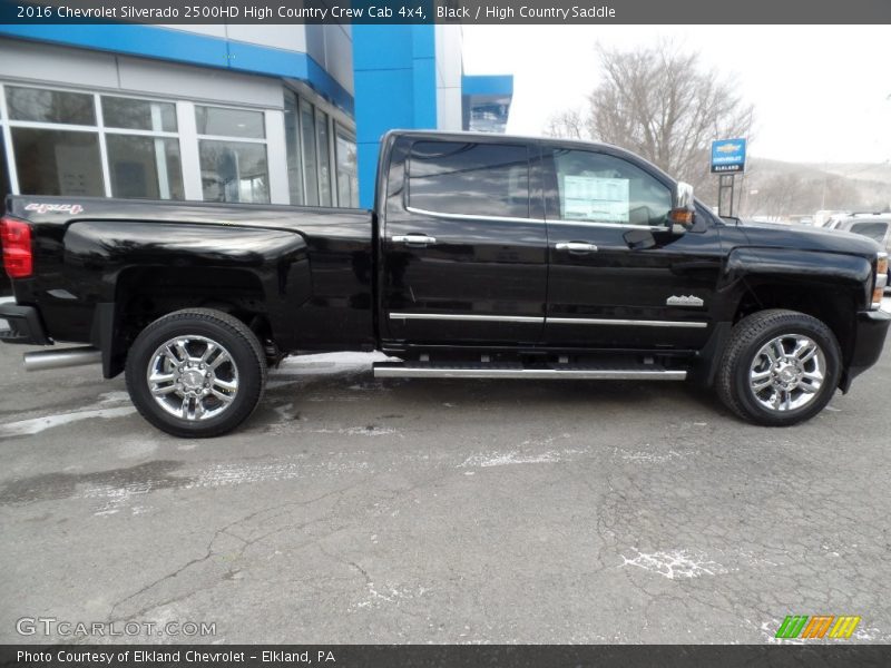 Black / High Country Saddle 2016 Chevrolet Silverado 2500HD High Country Crew Cab 4x4
