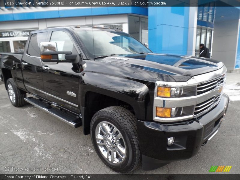 Black / High Country Saddle 2016 Chevrolet Silverado 2500HD High Country Crew Cab 4x4