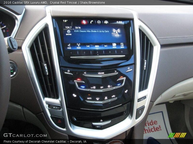 Crystal Red Tincoat / Shale/Brownstone 2016 Cadillac SRX Luxury AWD