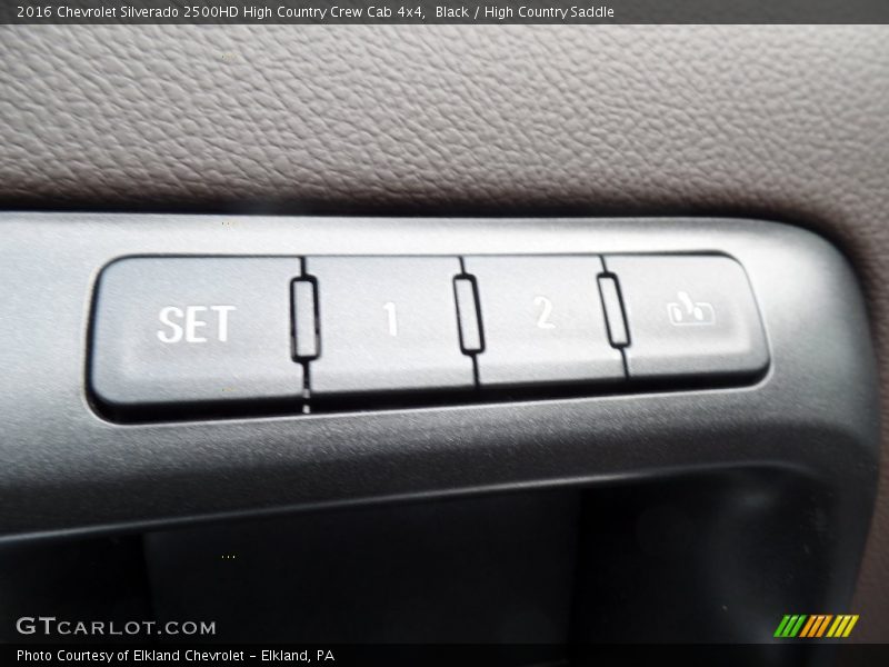 Controls of 2016 Silverado 2500HD High Country Crew Cab 4x4