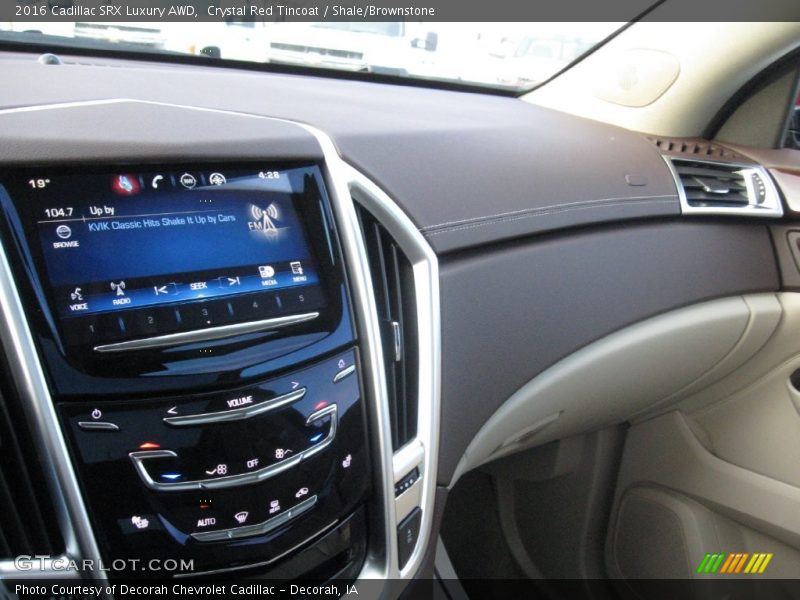 Crystal Red Tincoat / Shale/Brownstone 2016 Cadillac SRX Luxury AWD