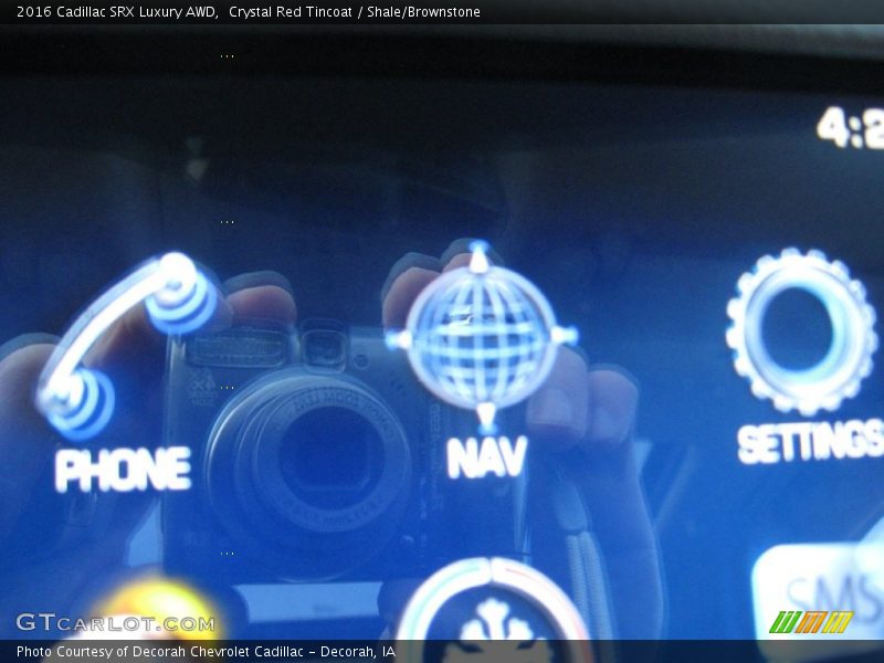 Crystal Red Tincoat / Shale/Brownstone 2016 Cadillac SRX Luxury AWD