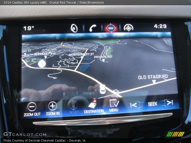 Crystal Red Tincoat / Shale/Brownstone 2016 Cadillac SRX Luxury AWD