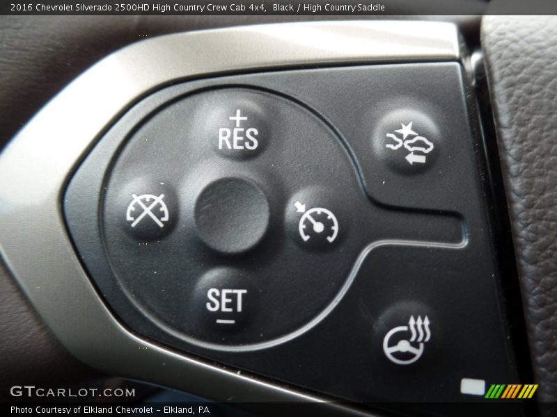 Controls of 2016 Silverado 2500HD High Country Crew Cab 4x4