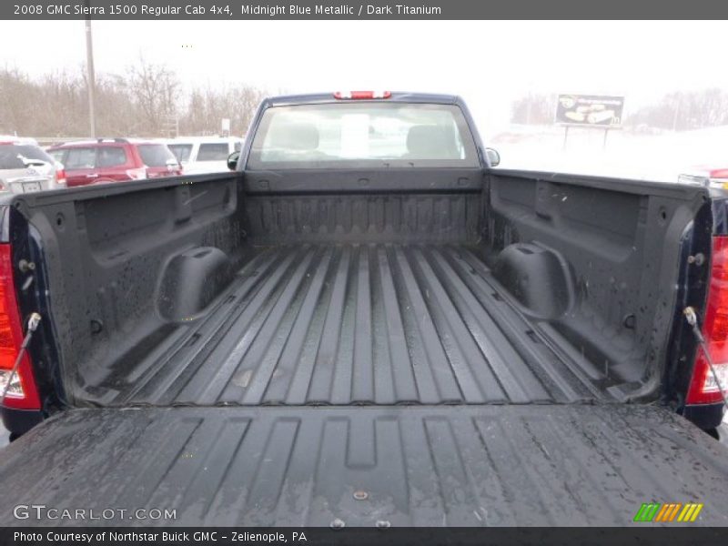 Midnight Blue Metallic / Dark Titanium 2008 GMC Sierra 1500 Regular Cab 4x4