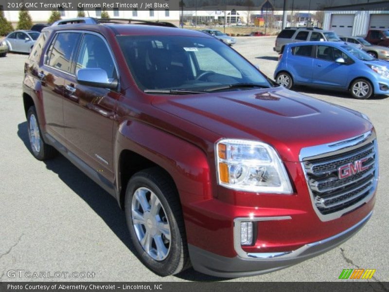 Crimson Red Tintcoat / Jet Black 2016 GMC Terrain SLT