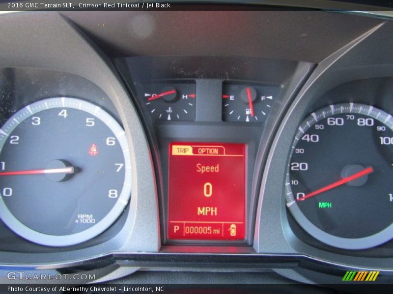 Crimson Red Tintcoat / Jet Black 2016 GMC Terrain SLT