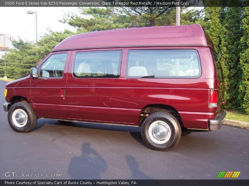 Dark Toreador Red Metallic / Medium Flint Grey 2006 Ford E Series Van E250 Passenger Conversion