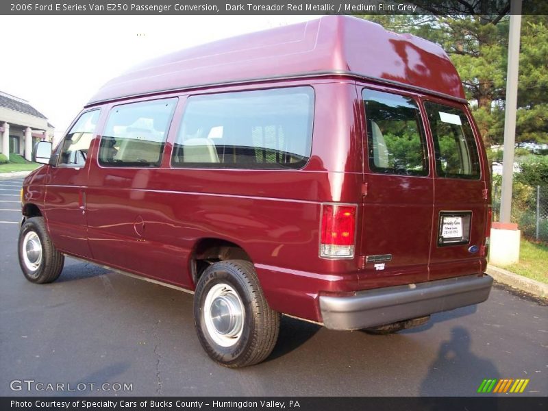 Dark Toreador Red Metallic / Medium Flint Grey 2006 Ford E Series Van E250 Passenger Conversion