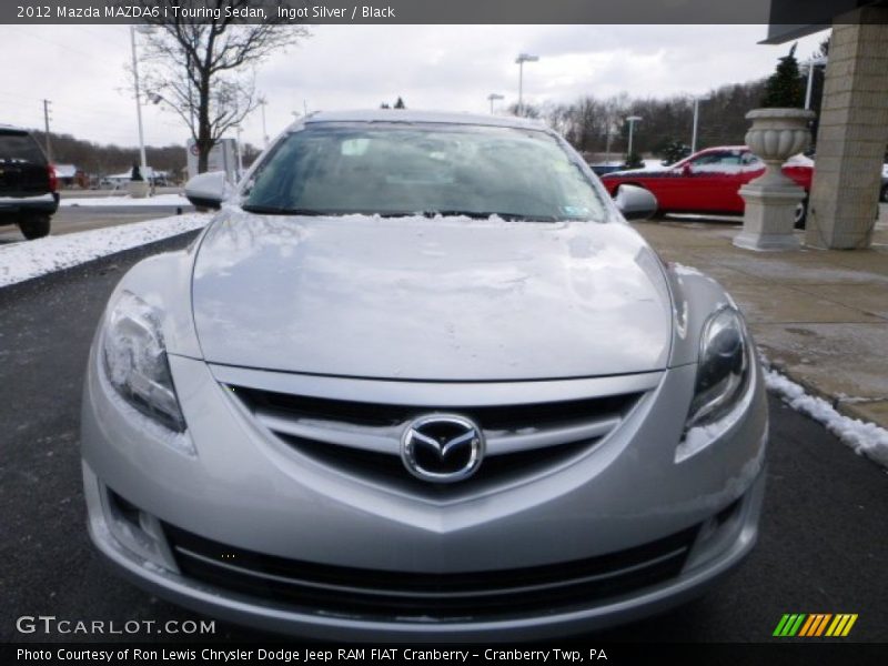 Ingot Silver / Black 2012 Mazda MAZDA6 i Touring Sedan