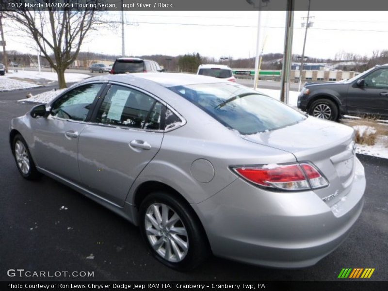 Ingot Silver / Black 2012 Mazda MAZDA6 i Touring Sedan