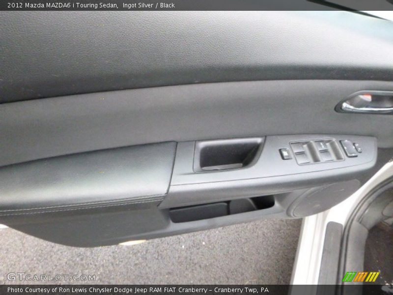 Ingot Silver / Black 2012 Mazda MAZDA6 i Touring Sedan