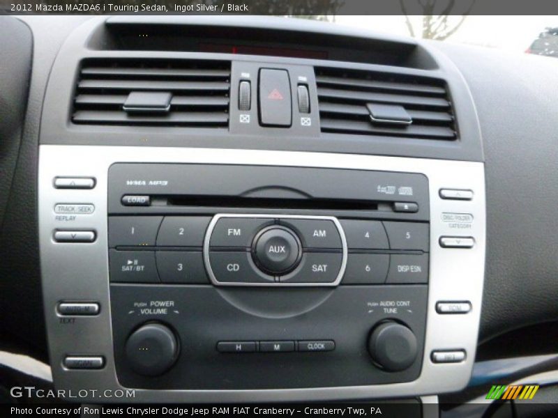 Ingot Silver / Black 2012 Mazda MAZDA6 i Touring Sedan