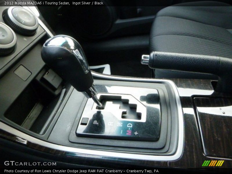 Ingot Silver / Black 2012 Mazda MAZDA6 i Touring Sedan