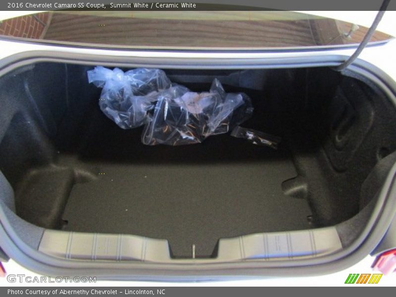  2016 Camaro SS Coupe Trunk