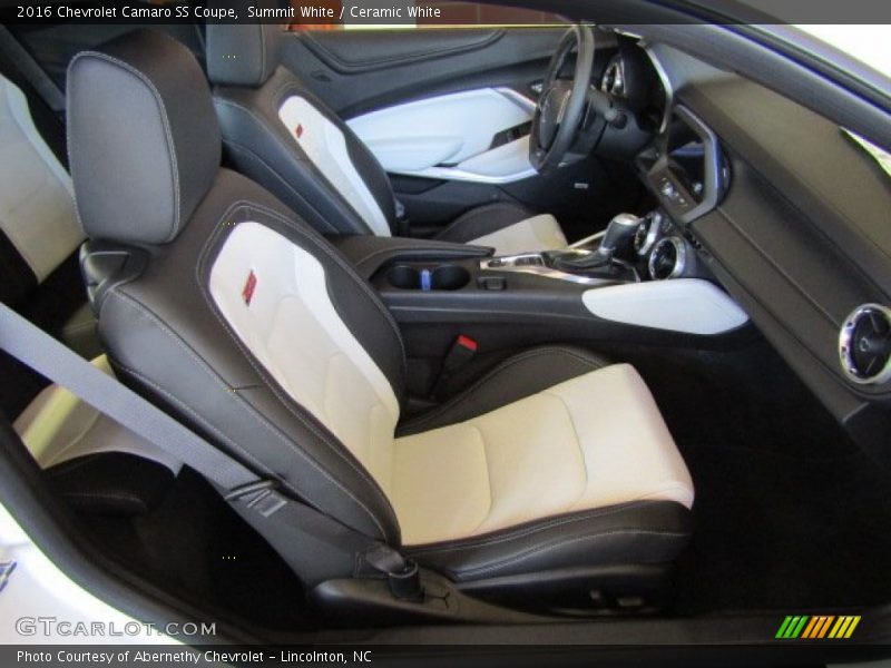 Front Seat of 2016 Camaro SS Coupe