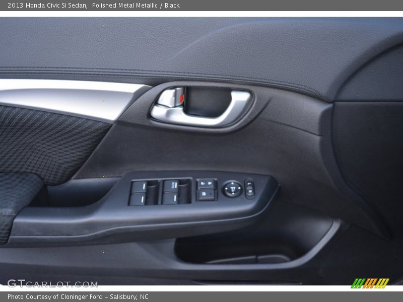 Polished Metal Metallic / Black 2013 Honda Civic Si Sedan