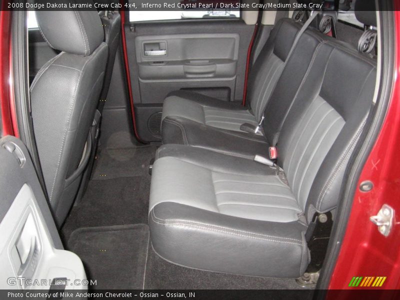 Inferno Red Crystal Pearl / Dark Slate Gray/Medium Slate Gray 2008 Dodge Dakota Laramie Crew Cab 4x4