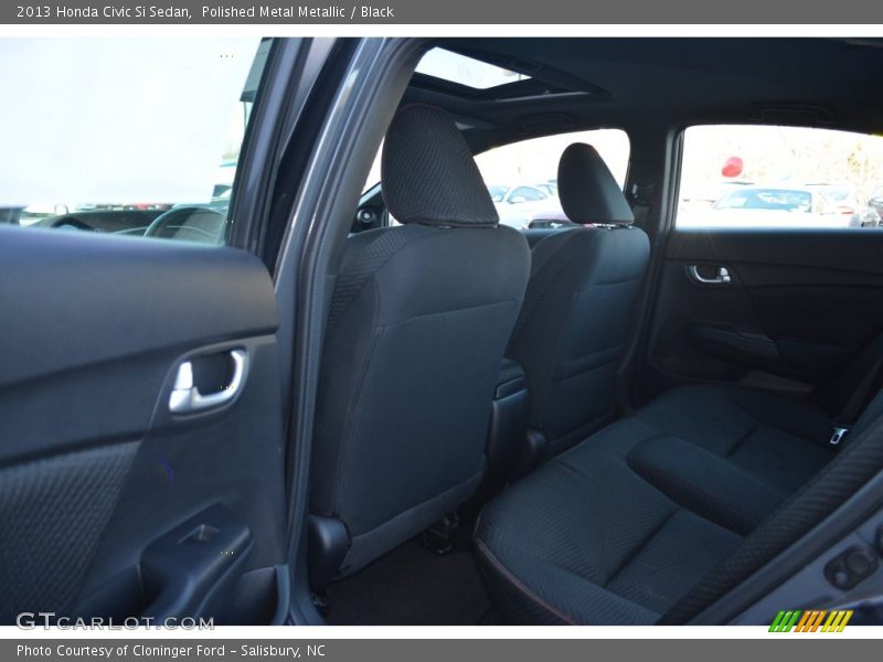Polished Metal Metallic / Black 2013 Honda Civic Si Sedan