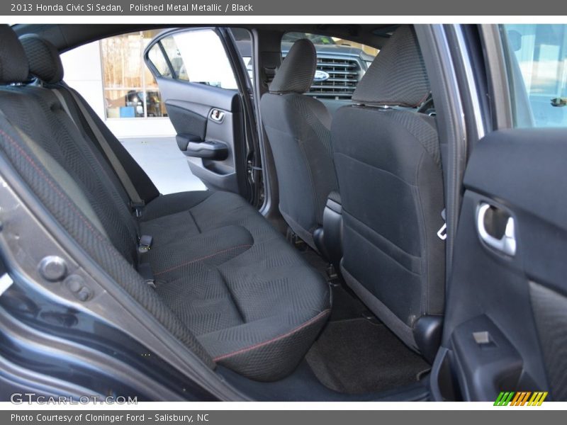 Polished Metal Metallic / Black 2013 Honda Civic Si Sedan