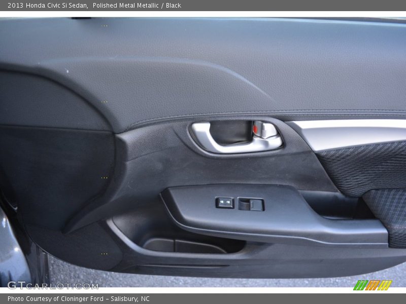 Polished Metal Metallic / Black 2013 Honda Civic Si Sedan