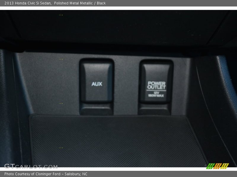 Polished Metal Metallic / Black 2013 Honda Civic Si Sedan