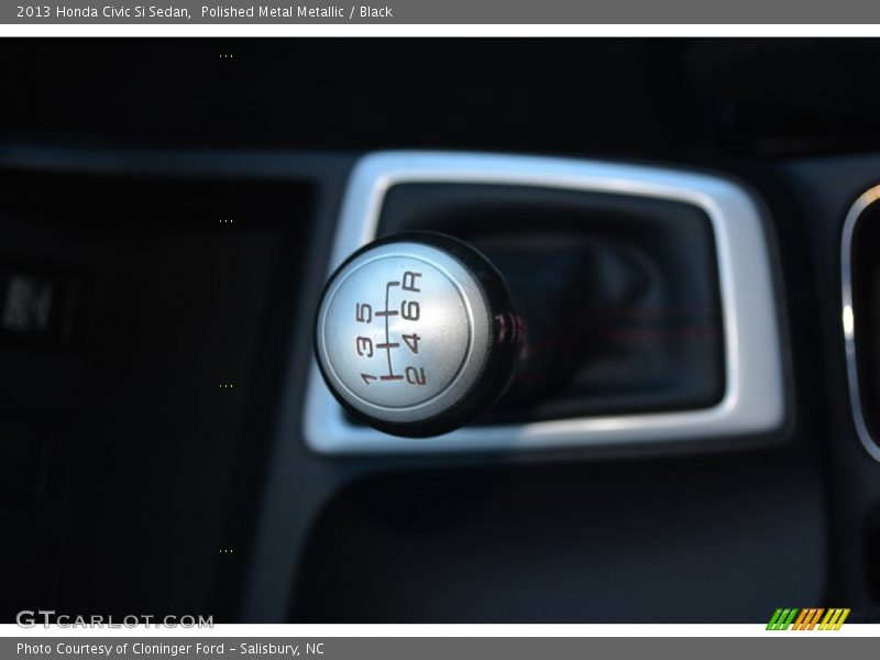 Polished Metal Metallic / Black 2013 Honda Civic Si Sedan