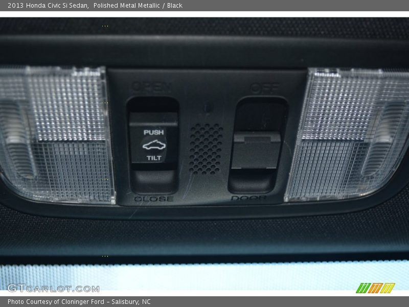 Polished Metal Metallic / Black 2013 Honda Civic Si Sedan