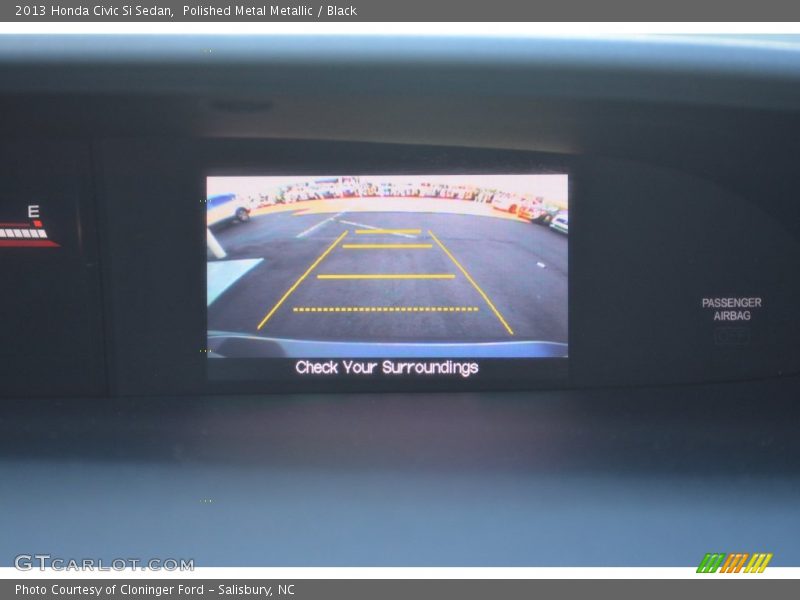 Polished Metal Metallic / Black 2013 Honda Civic Si Sedan