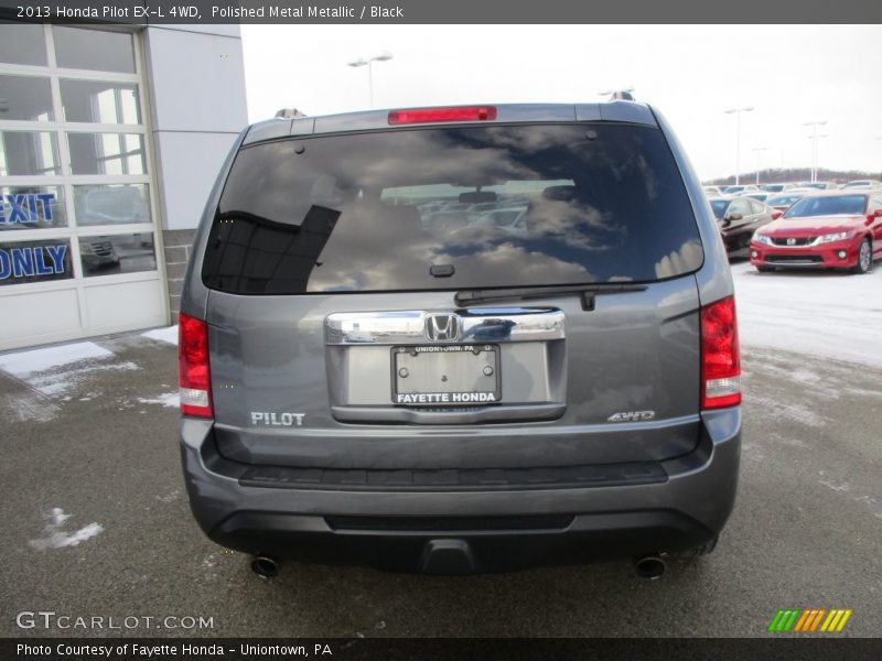 Polished Metal Metallic / Black 2013 Honda Pilot EX-L 4WD