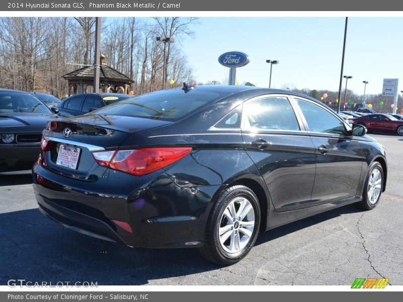 Phantom Black Metallic / Camel 2014 Hyundai Sonata GLS