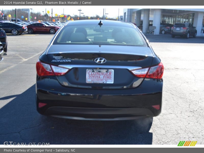 Phantom Black Metallic / Camel 2014 Hyundai Sonata GLS