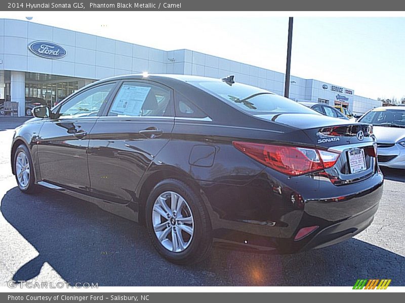 Phantom Black Metallic / Camel 2014 Hyundai Sonata GLS