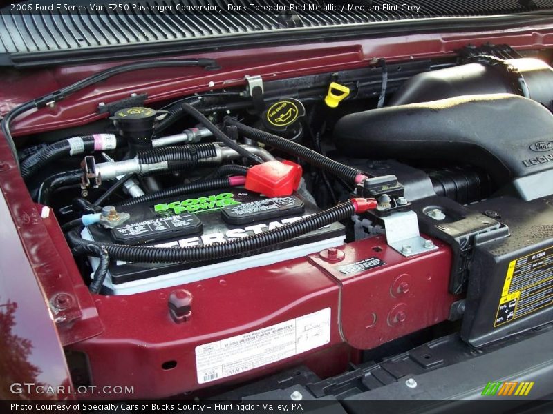 Dark Toreador Red Metallic / Medium Flint Grey 2006 Ford E Series Van E250 Passenger Conversion