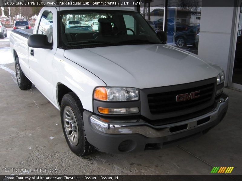 Summit White / Dark Pewter 2005 GMC Sierra 1500 Work Truck Regular Cab