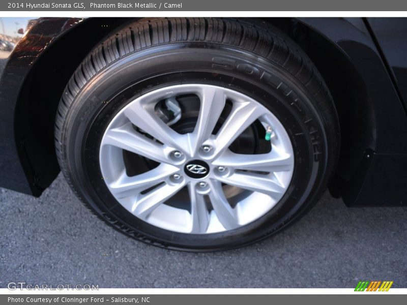 Phantom Black Metallic / Camel 2014 Hyundai Sonata GLS
