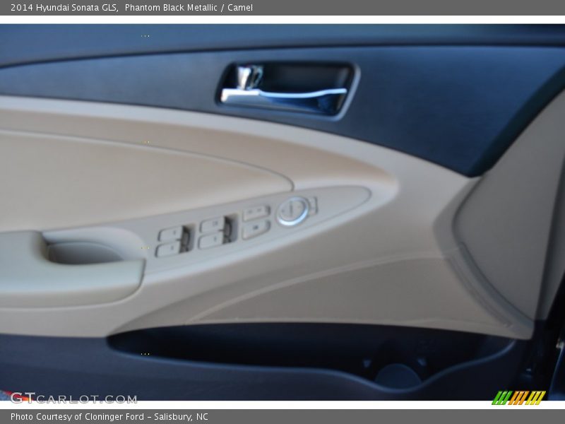 Phantom Black Metallic / Camel 2014 Hyundai Sonata GLS