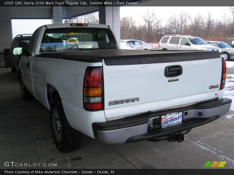 Summit White / Dark Pewter 2005 GMC Sierra 1500 Work Truck Regular Cab