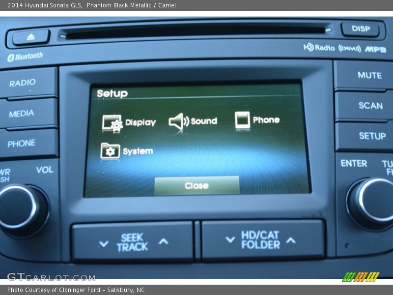 Phantom Black Metallic / Camel 2014 Hyundai Sonata GLS