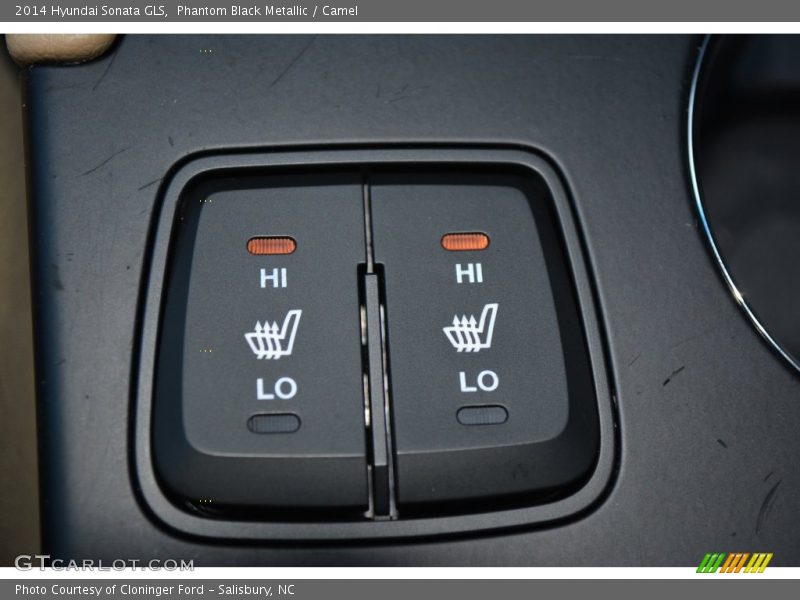 Phantom Black Metallic / Camel 2014 Hyundai Sonata GLS