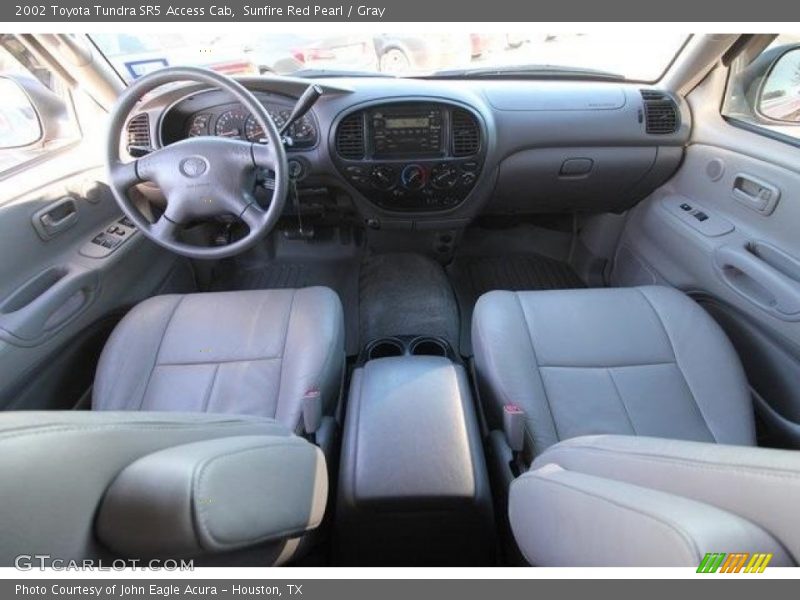 Sunfire Red Pearl / Gray 2002 Toyota Tundra SR5 Access Cab