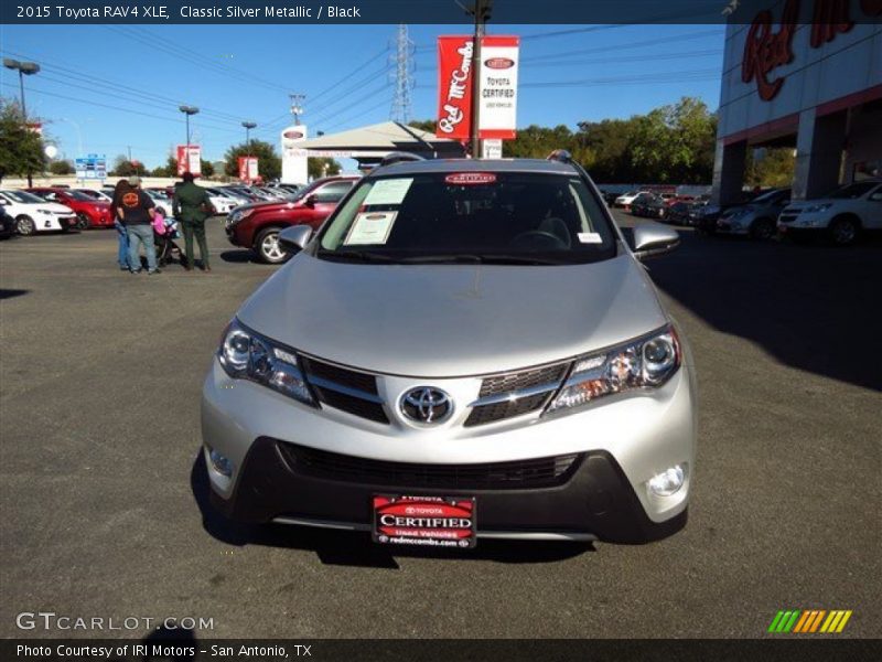 Classic Silver Metallic / Black 2015 Toyota RAV4 XLE
