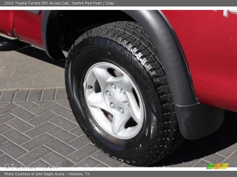 Sunfire Red Pearl / Gray 2002 Toyota Tundra SR5 Access Cab
