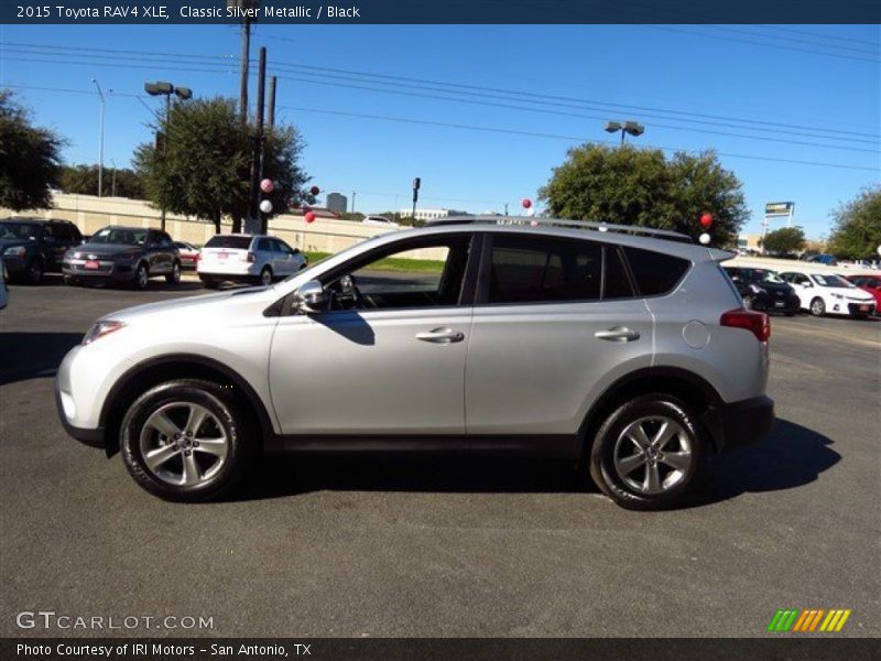 Classic Silver Metallic / Black 2015 Toyota RAV4 XLE
