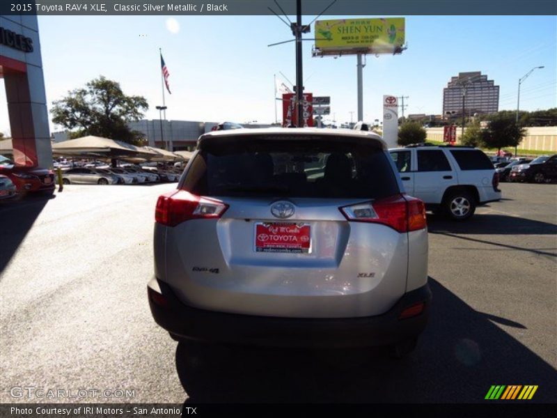 Classic Silver Metallic / Black 2015 Toyota RAV4 XLE