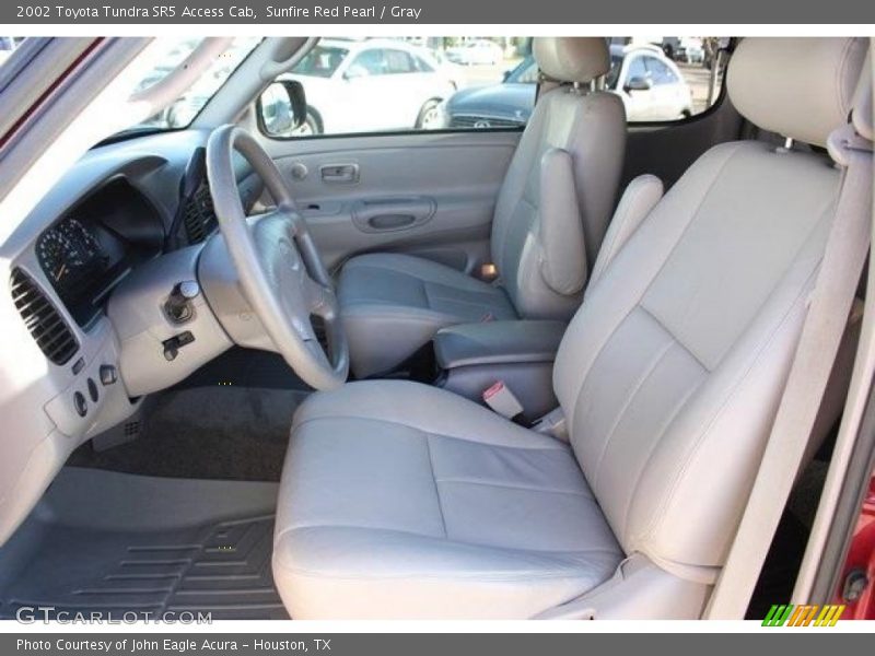 Sunfire Red Pearl / Gray 2002 Toyota Tundra SR5 Access Cab