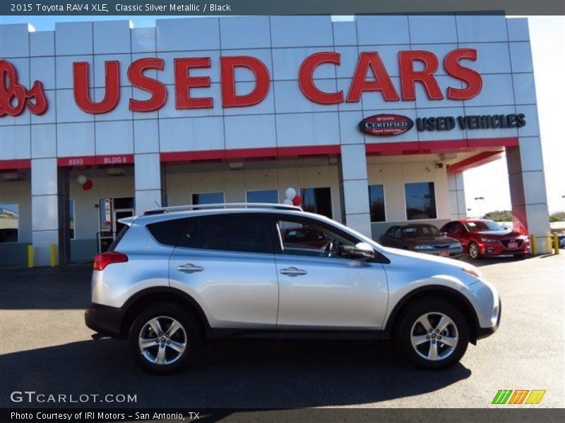 Classic Silver Metallic / Black 2015 Toyota RAV4 XLE
