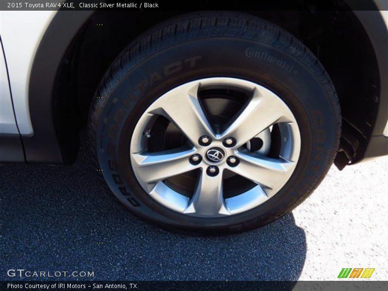 Classic Silver Metallic / Black 2015 Toyota RAV4 XLE